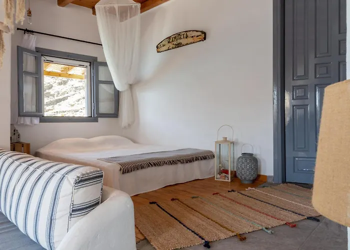 Vathi Balcon Tinos Ferienhaus Pánormos