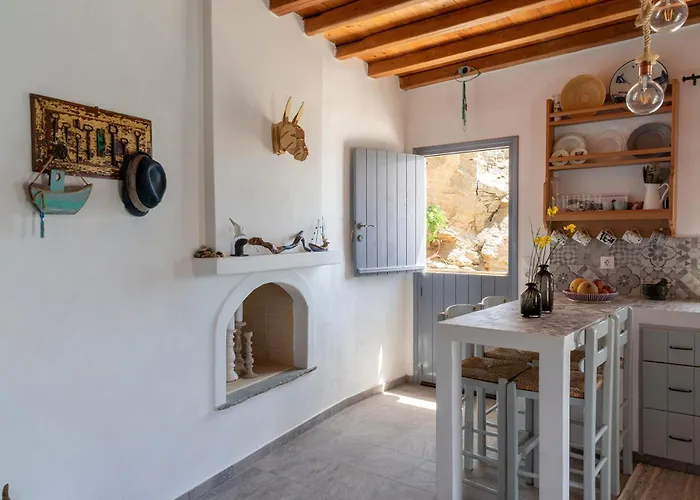 Ferienhaus Vathi Balcon Tinos Pánormos